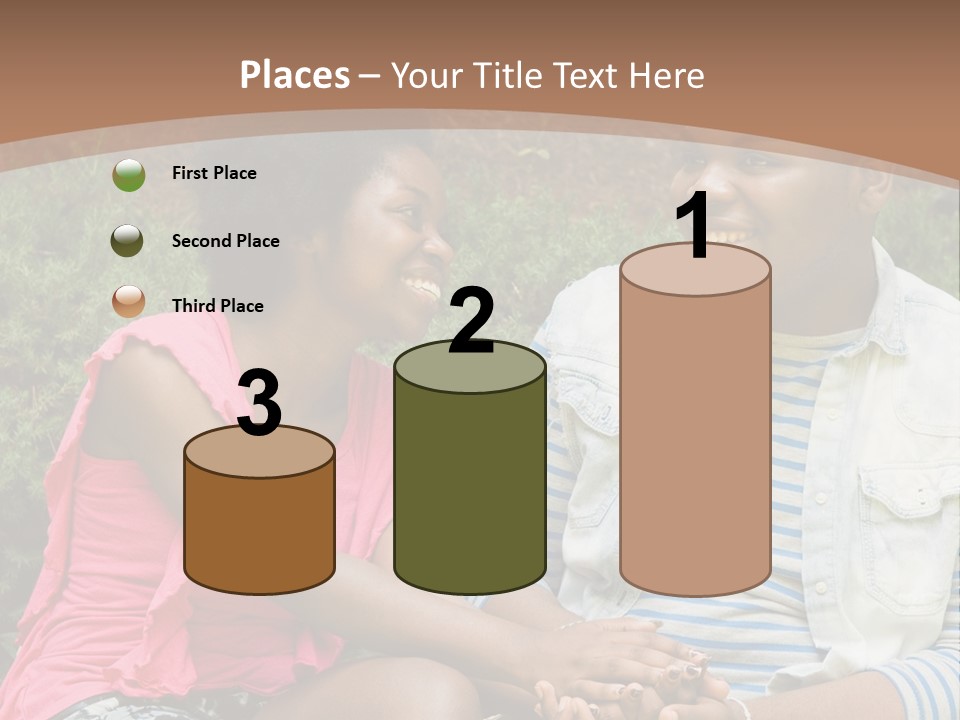 Woman Attractive Summer PowerPoint Template