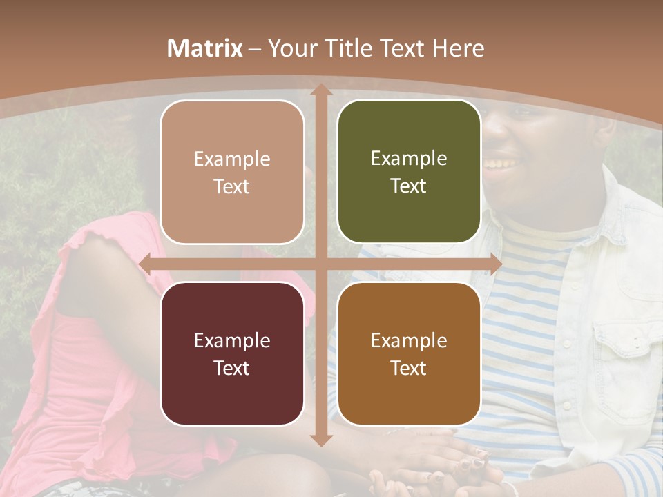 Woman Attractive Summer PowerPoint Template