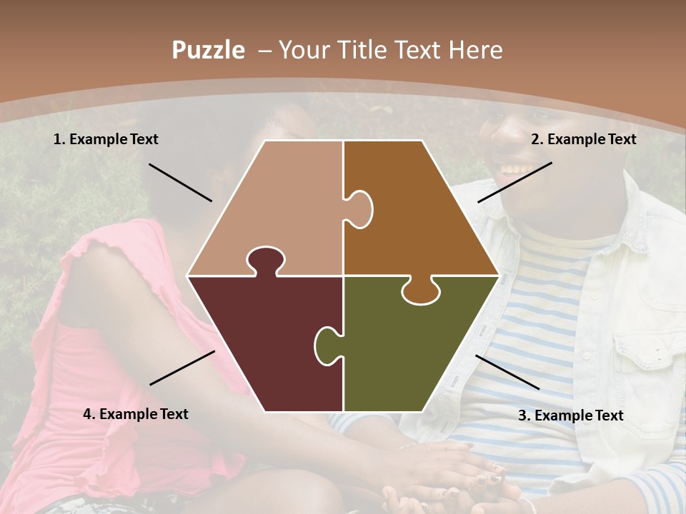 Woman Attractive Summer PowerPoint Template