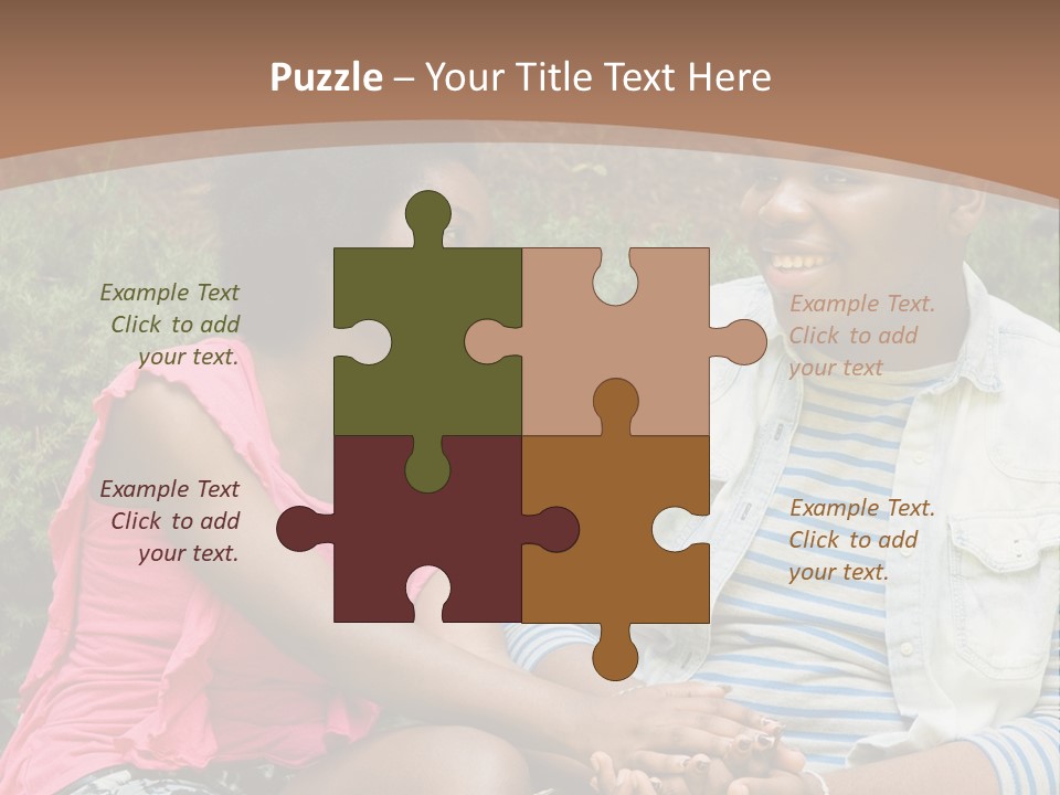 Woman Attractive Summer PowerPoint Template