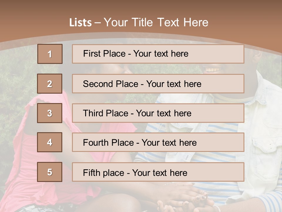Woman Attractive Summer PowerPoint Template
