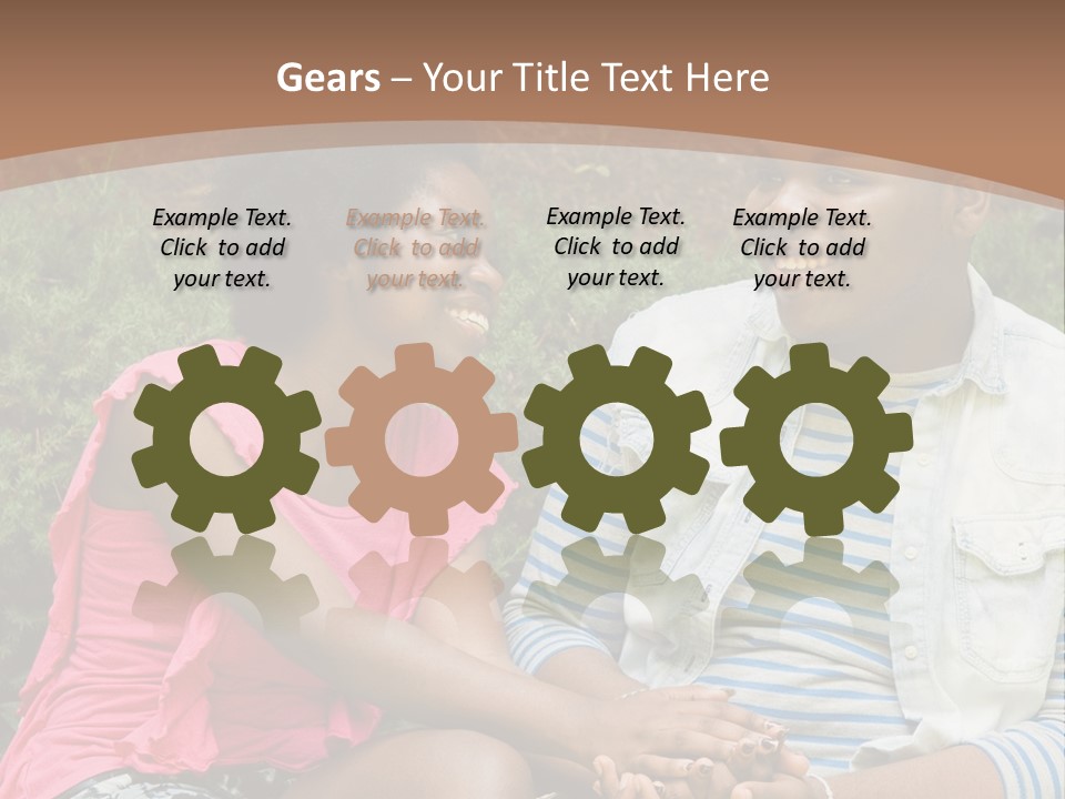 Woman Attractive Summer PowerPoint Template