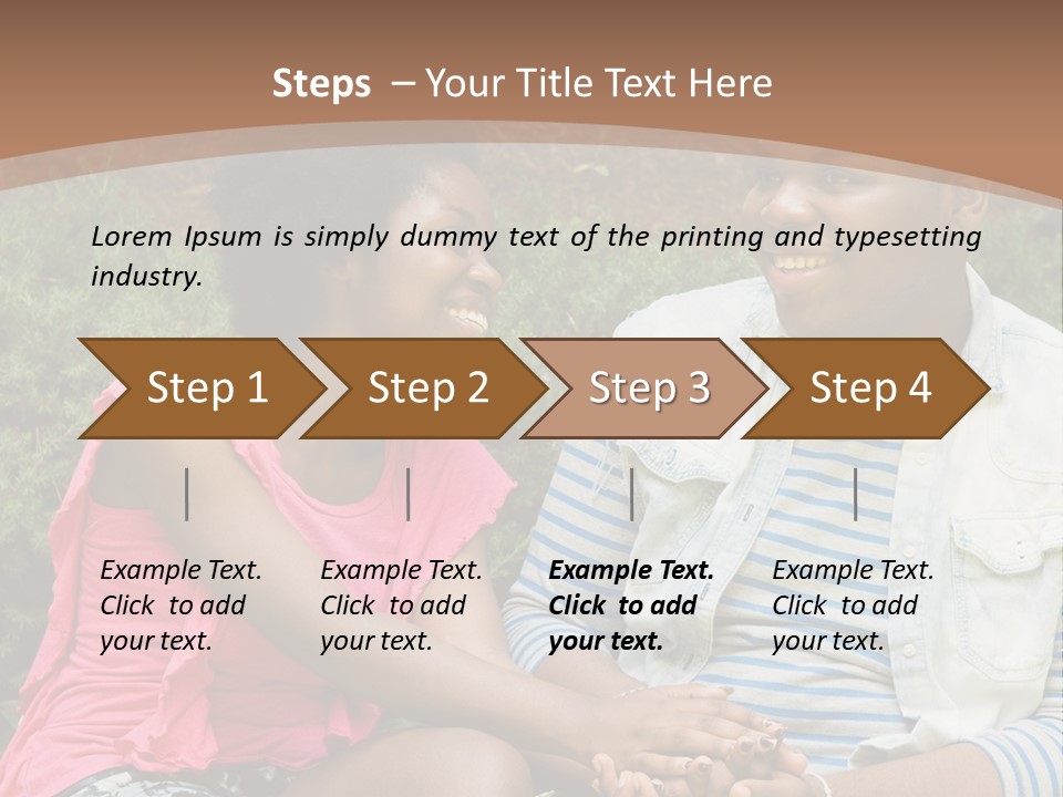 Woman Attractive Summer PowerPoint Template