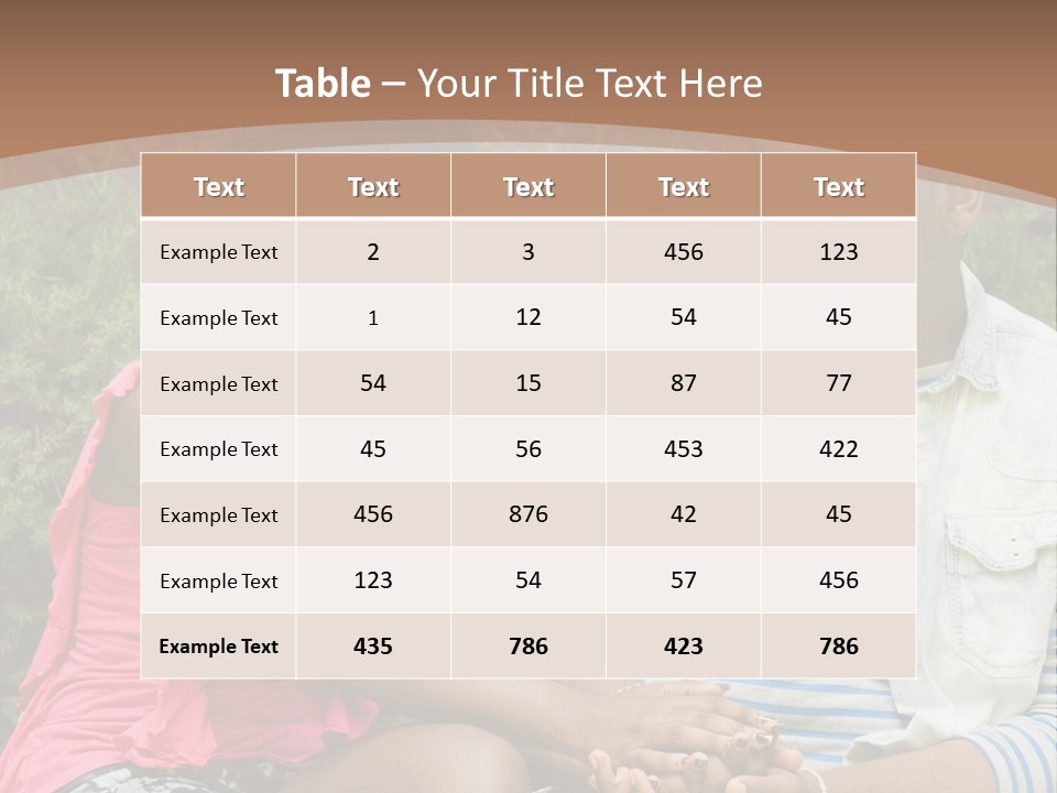 Woman Attractive Summer PowerPoint Template