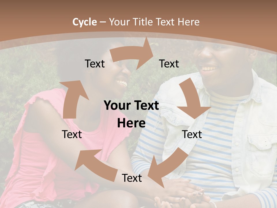 Woman Attractive Summer PowerPoint Template