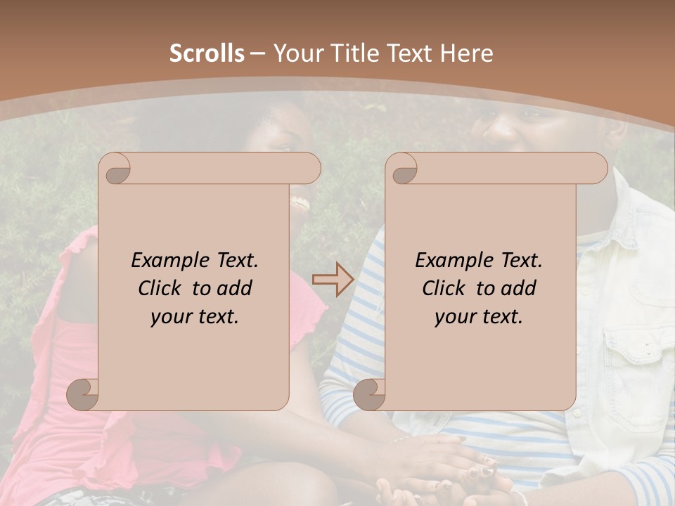 Woman Attractive Summer PowerPoint Template