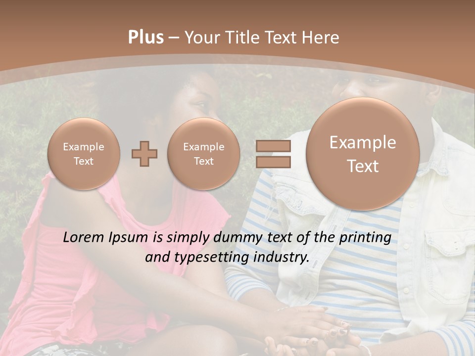 Woman Attractive Summer PowerPoint Template