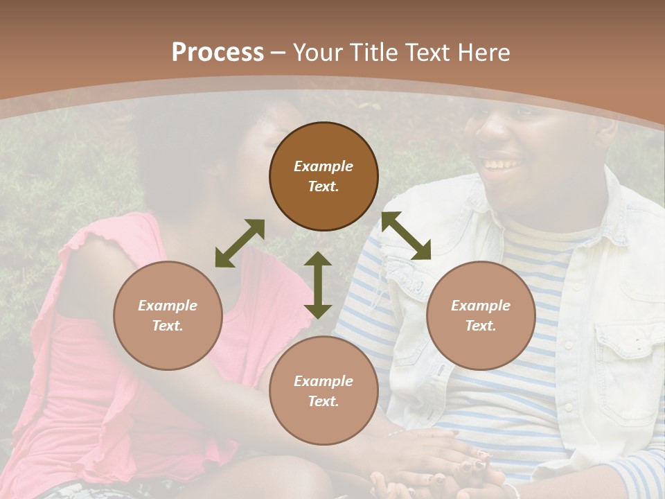 Woman Attractive Summer PowerPoint Template