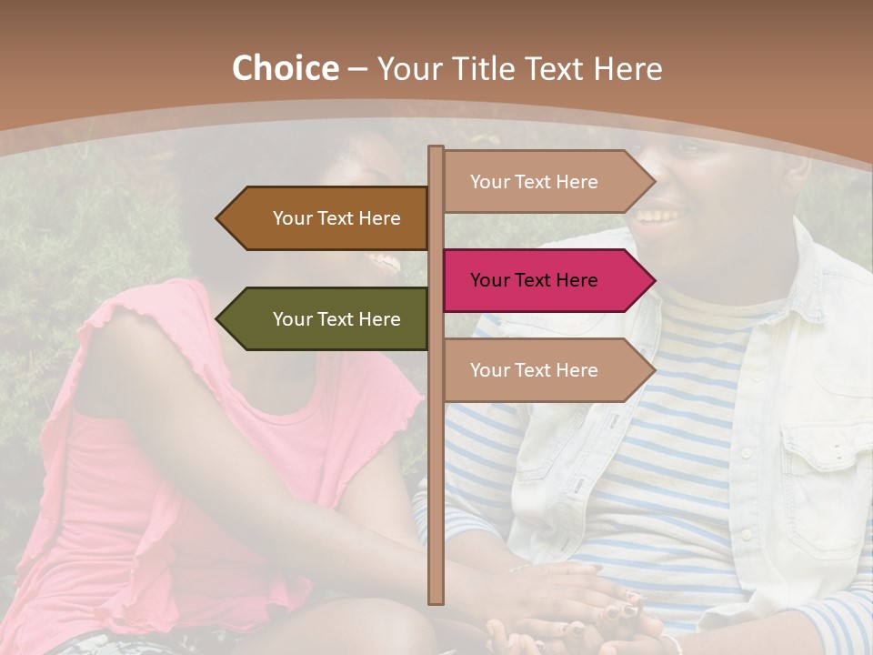 Woman Attractive Summer PowerPoint Template