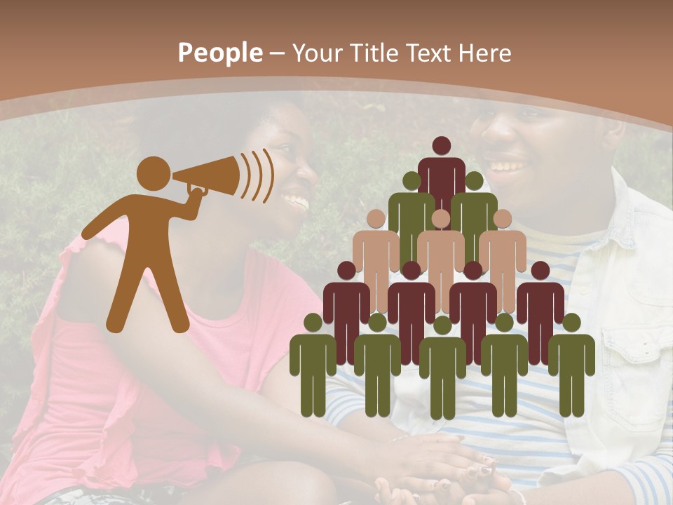 Woman Attractive Summer PowerPoint Template