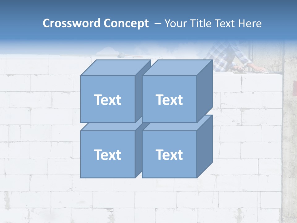 Repairing Wall Workwear PowerPoint Template