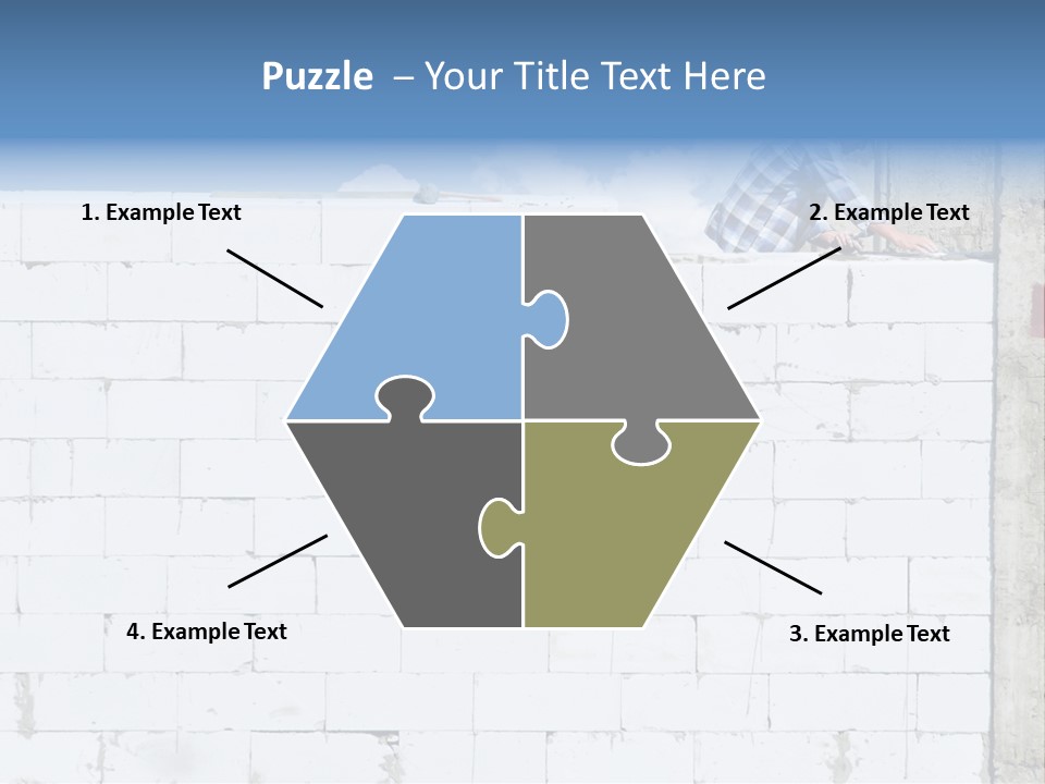 Repairing Wall Workwear PowerPoint Template