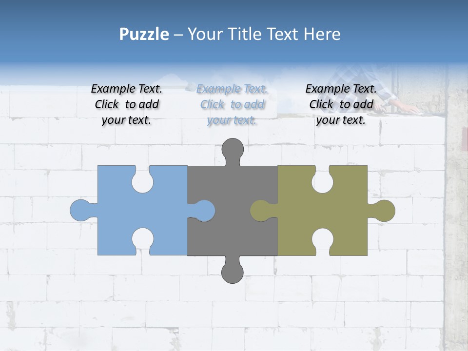 Repairing Wall Workwear PowerPoint Template