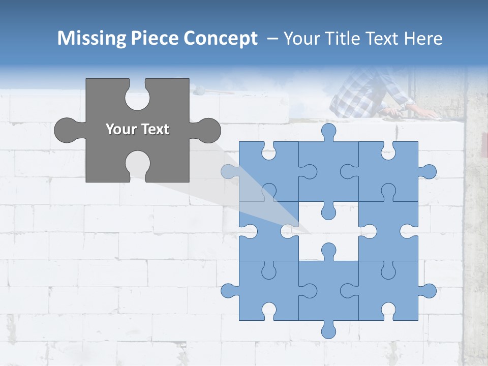 Repairing Wall Workwear PowerPoint Template