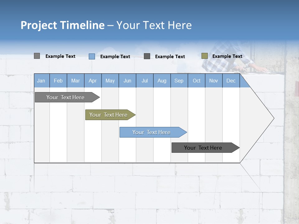 Repairing Wall Workwear PowerPoint Template