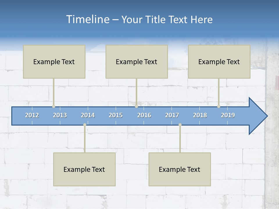 Repairing Wall Workwear PowerPoint Template