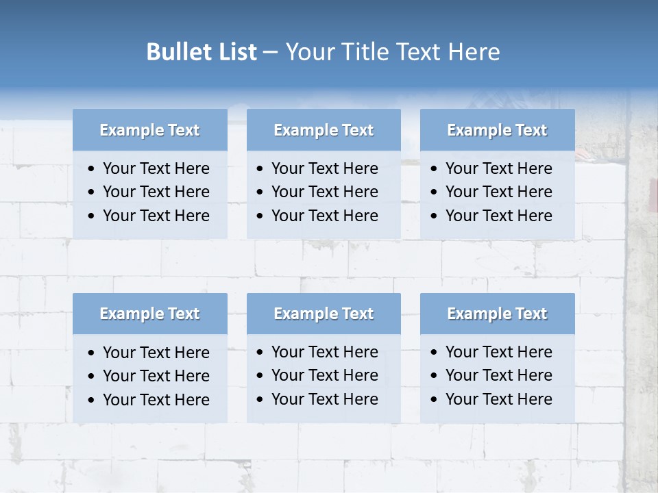 Repairing Wall Workwear PowerPoint Template