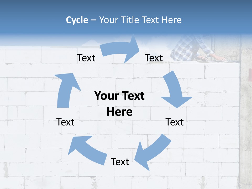 Repairing Wall Workwear PowerPoint Template