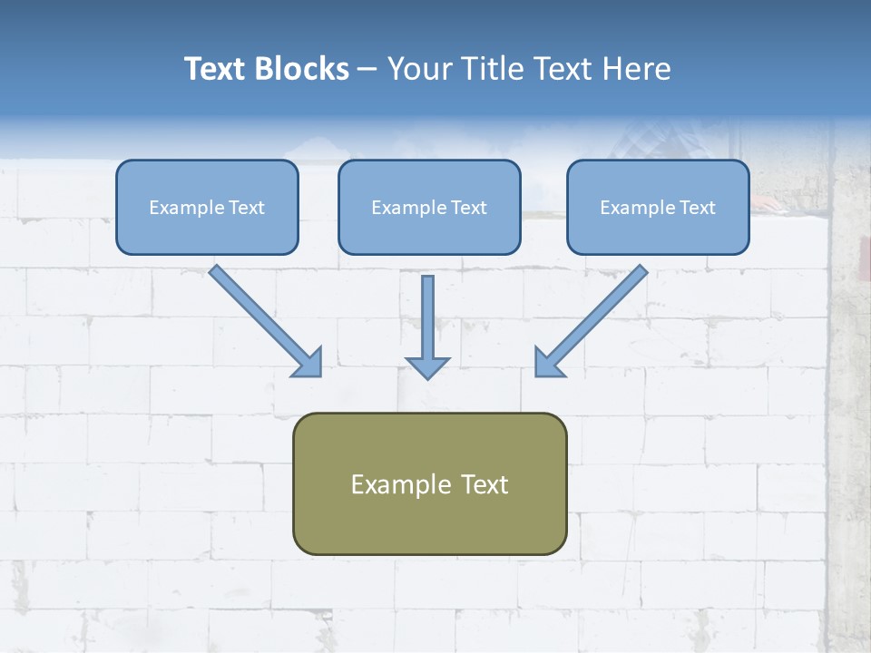 Repairing Wall Workwear PowerPoint Template