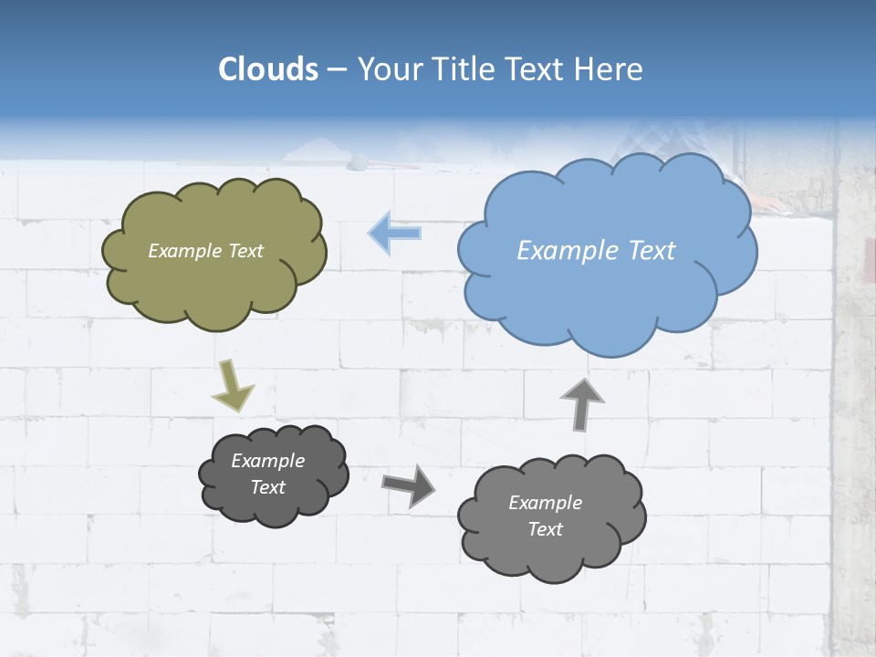Repairing Wall Workwear PowerPoint Template