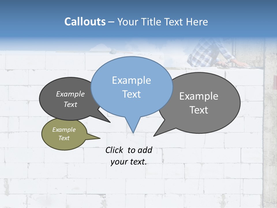 Repairing Wall Workwear PowerPoint Template