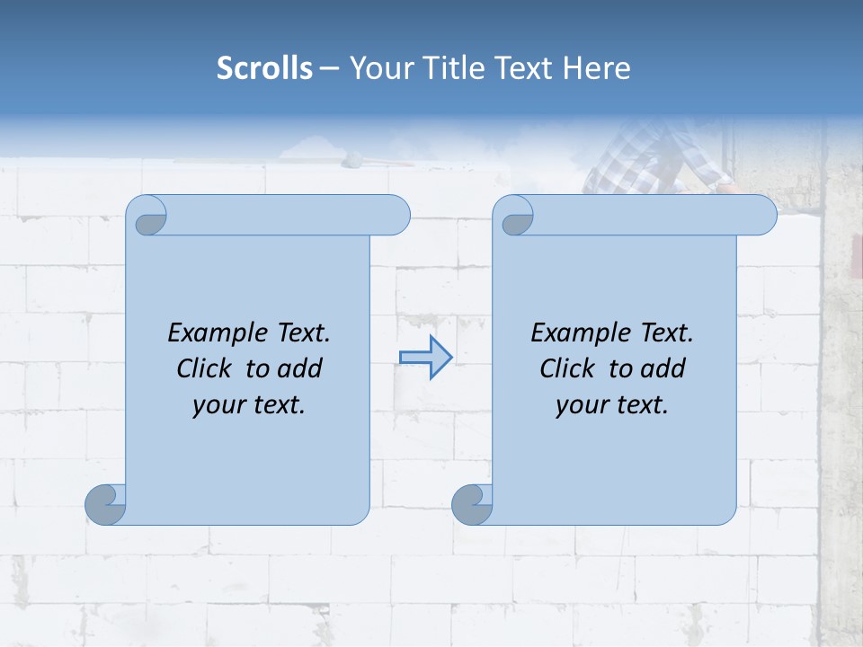 Repairing Wall Workwear PowerPoint Template