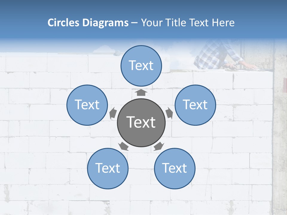 Repairing Wall Workwear PowerPoint Template
