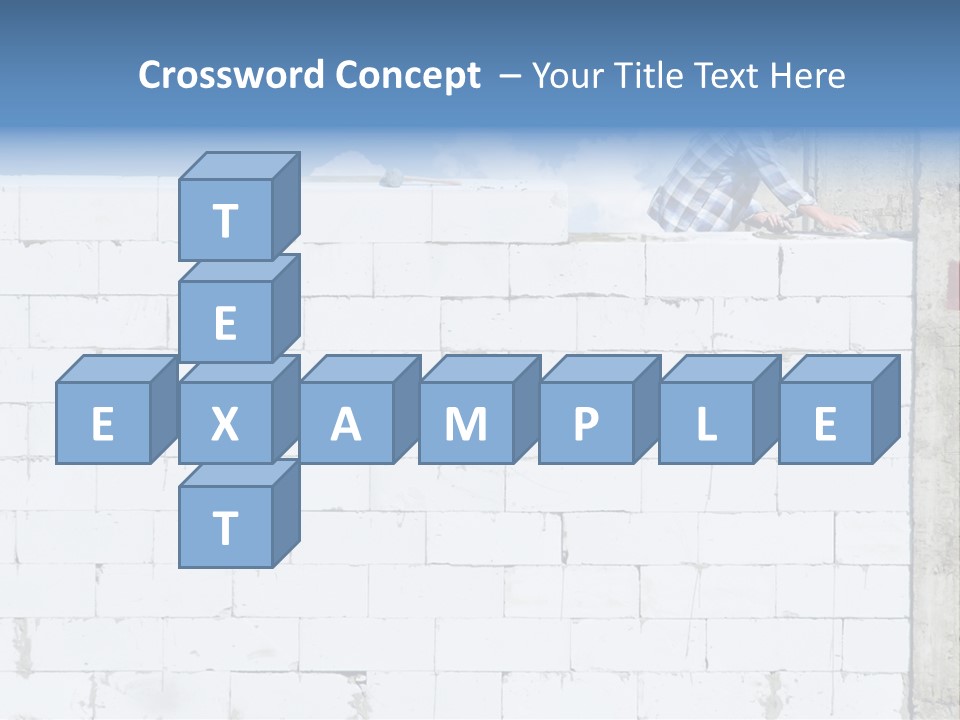Repairing Wall Workwear PowerPoint Template