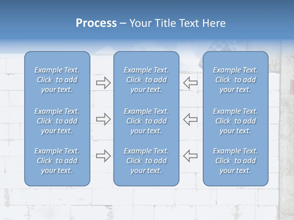 Repairing Wall Workwear PowerPoint Template