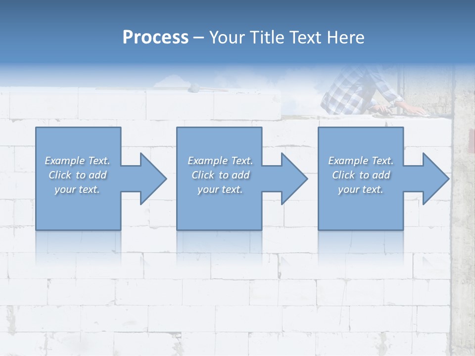 Repairing Wall Workwear PowerPoint Template