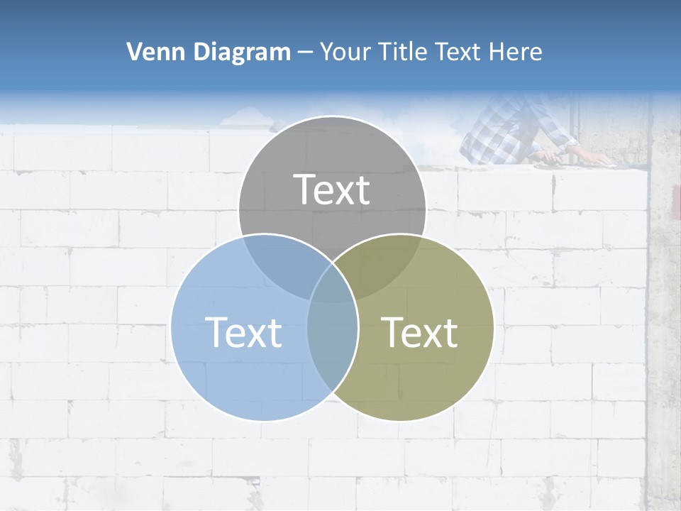 Repairing Wall Workwear PowerPoint Template