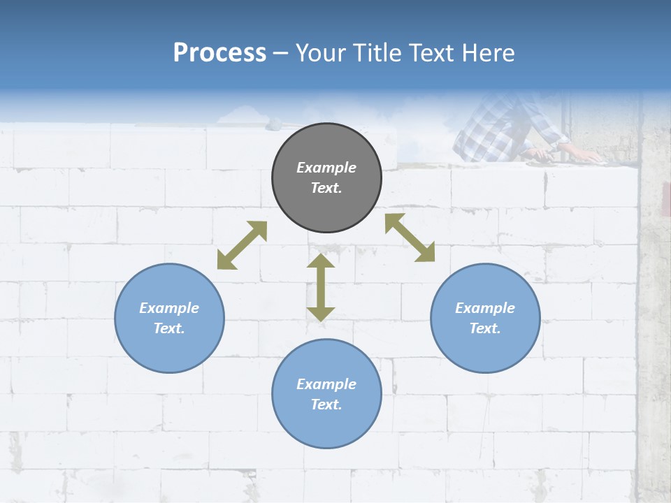 Repairing Wall Workwear PowerPoint Template