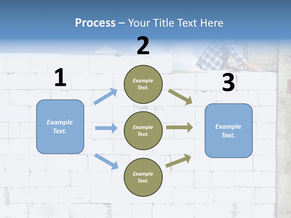 Repairing Wall Workwear PowerPoint Template
