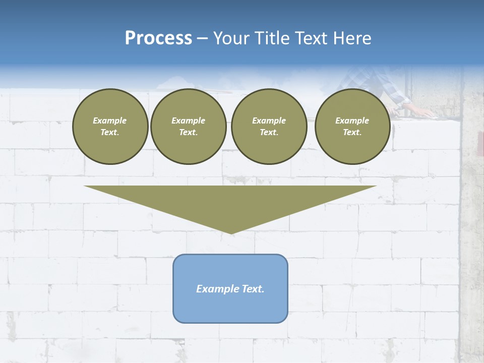 Repairing Wall Workwear PowerPoint Template