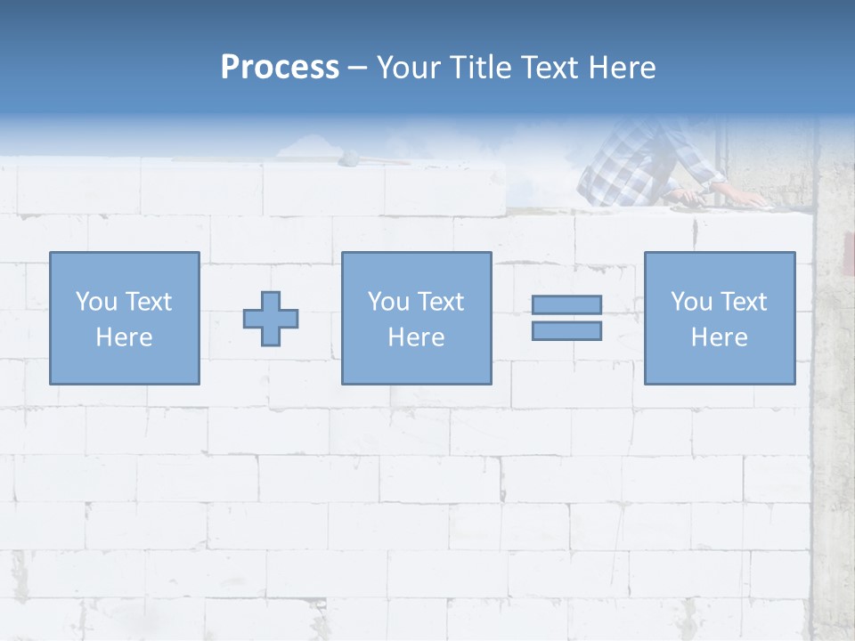 Repairing Wall Workwear PowerPoint Template