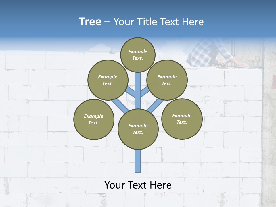 Repairing Wall Workwear PowerPoint Template
