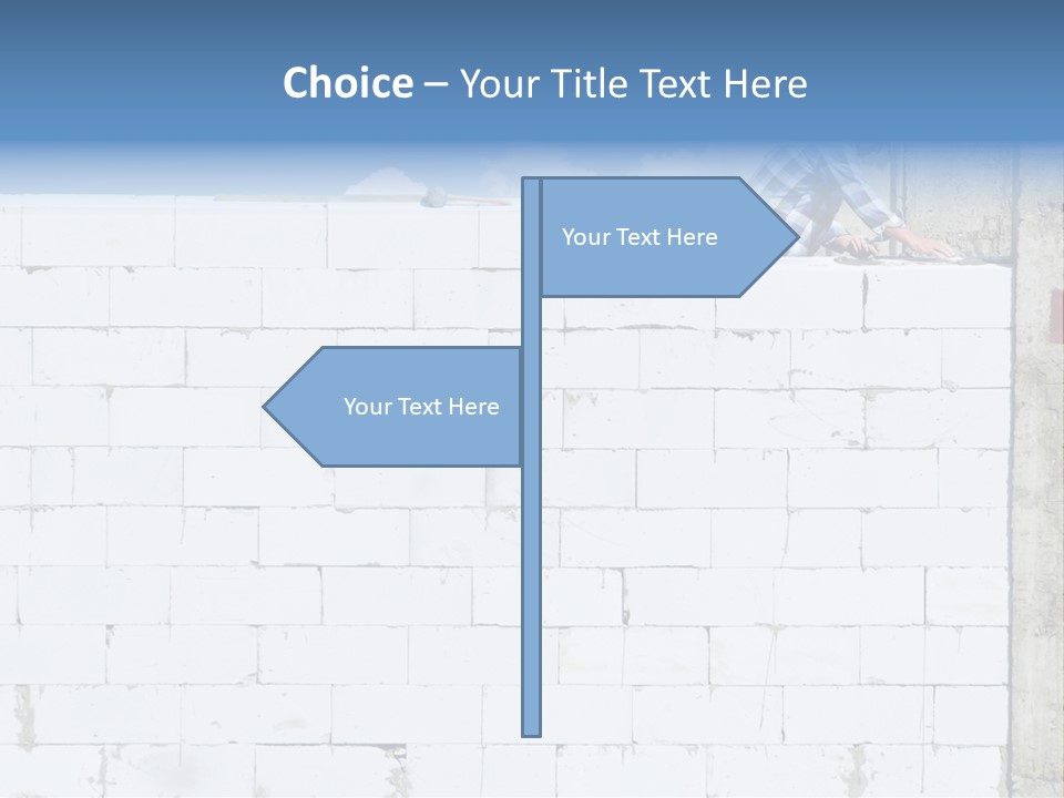 Repairing Wall Workwear PowerPoint Template