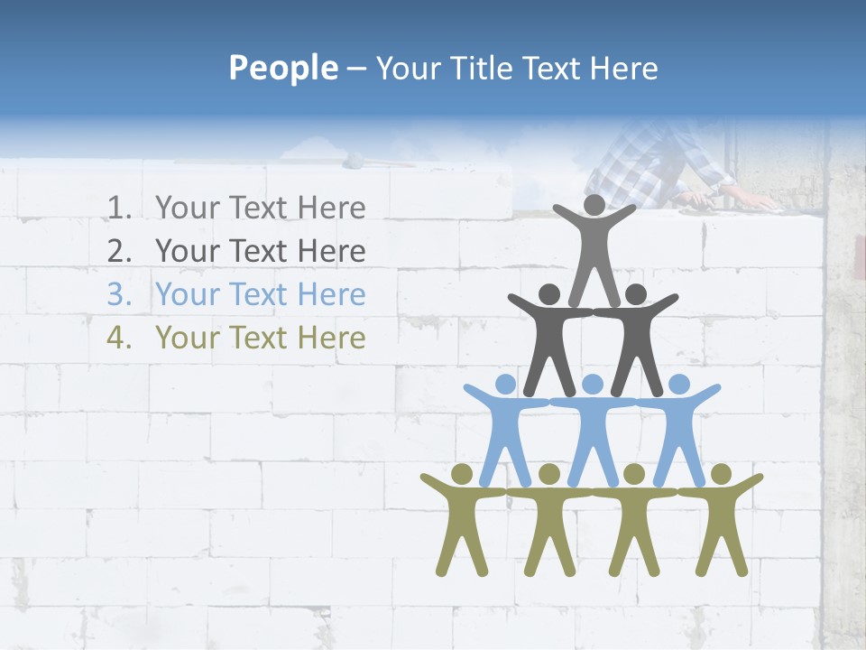 Repairing Wall Workwear PowerPoint Template