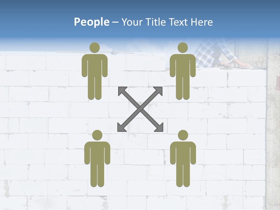 Repairing Wall Workwear PowerPoint Template