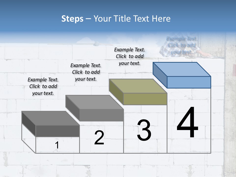 Repairing Wall Workwear PowerPoint Template