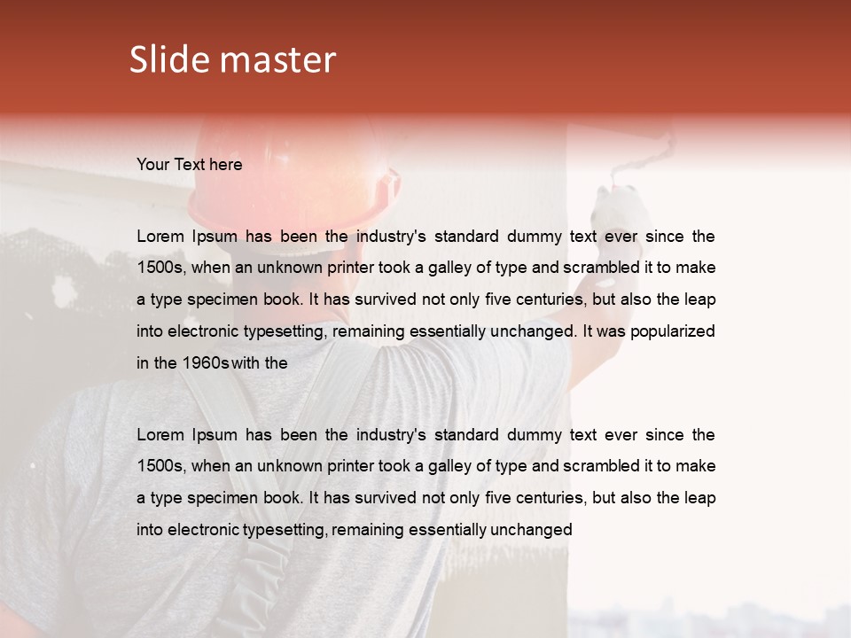 Master Plastering Industrial PowerPoint Template