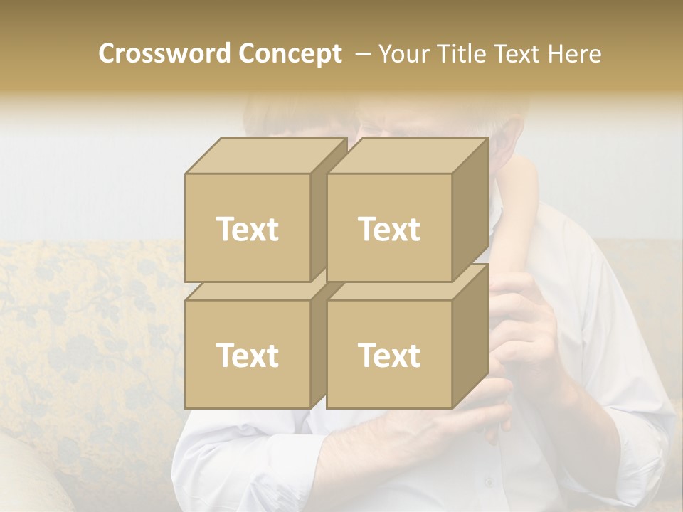 Man Young Portrait PowerPoint Template