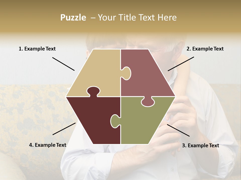 Man Young Portrait PowerPoint Template