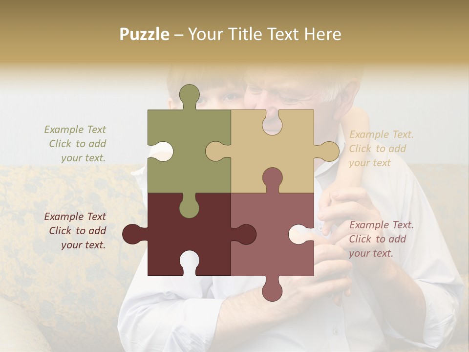 Man Young Portrait PowerPoint Template