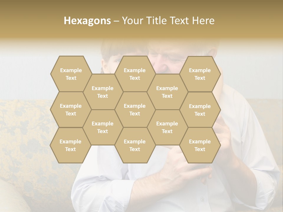 Man Young Portrait PowerPoint Template