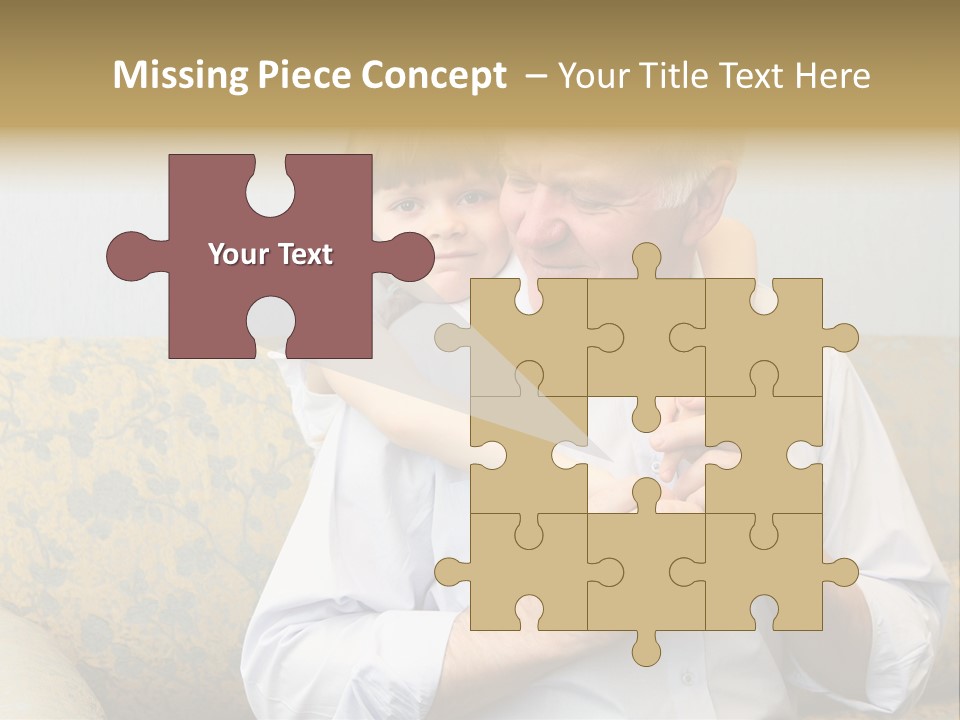 Man Young Portrait PowerPoint Template