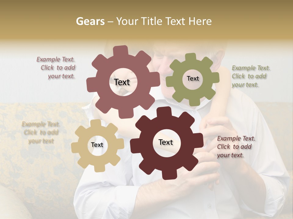 Man Young Portrait PowerPoint Template