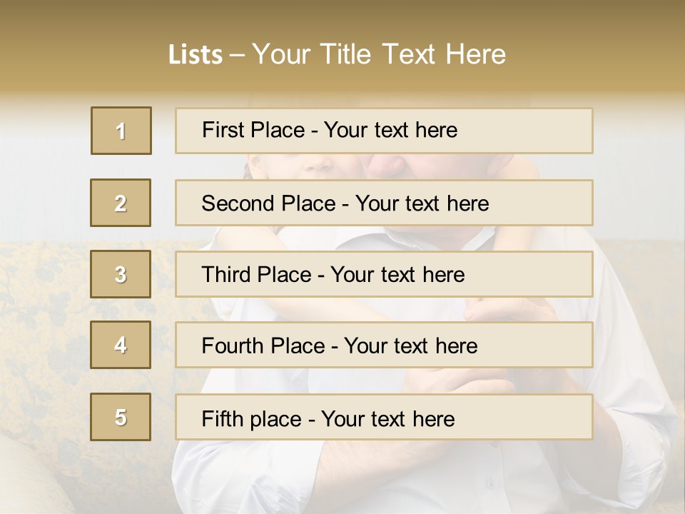 Man Young Portrait PowerPoint Template