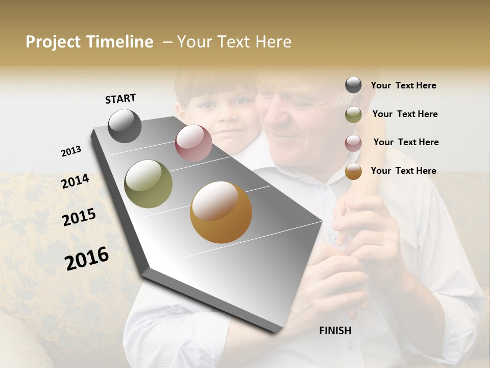 Man Young Portrait PowerPoint Template