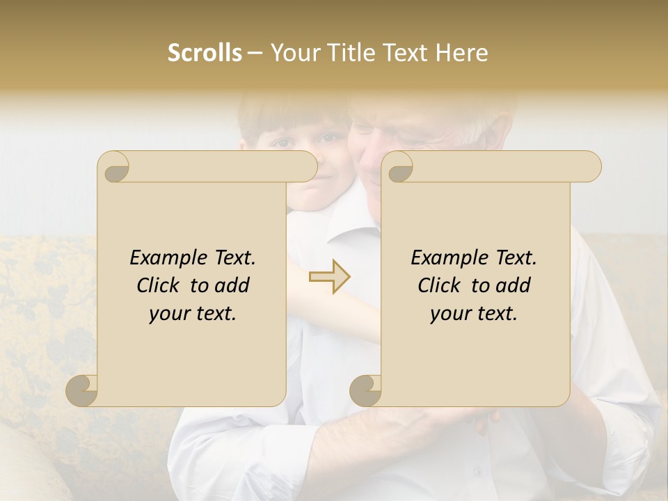 Man Young Portrait PowerPoint Template